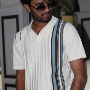 Sale the riviera ribbed knit: men’s old money vertical stripe polo in ivory