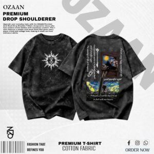ozaan tribal heritage drop shoulder t shirt